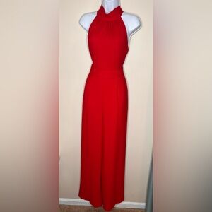 Red Jumpsuit with pockets!